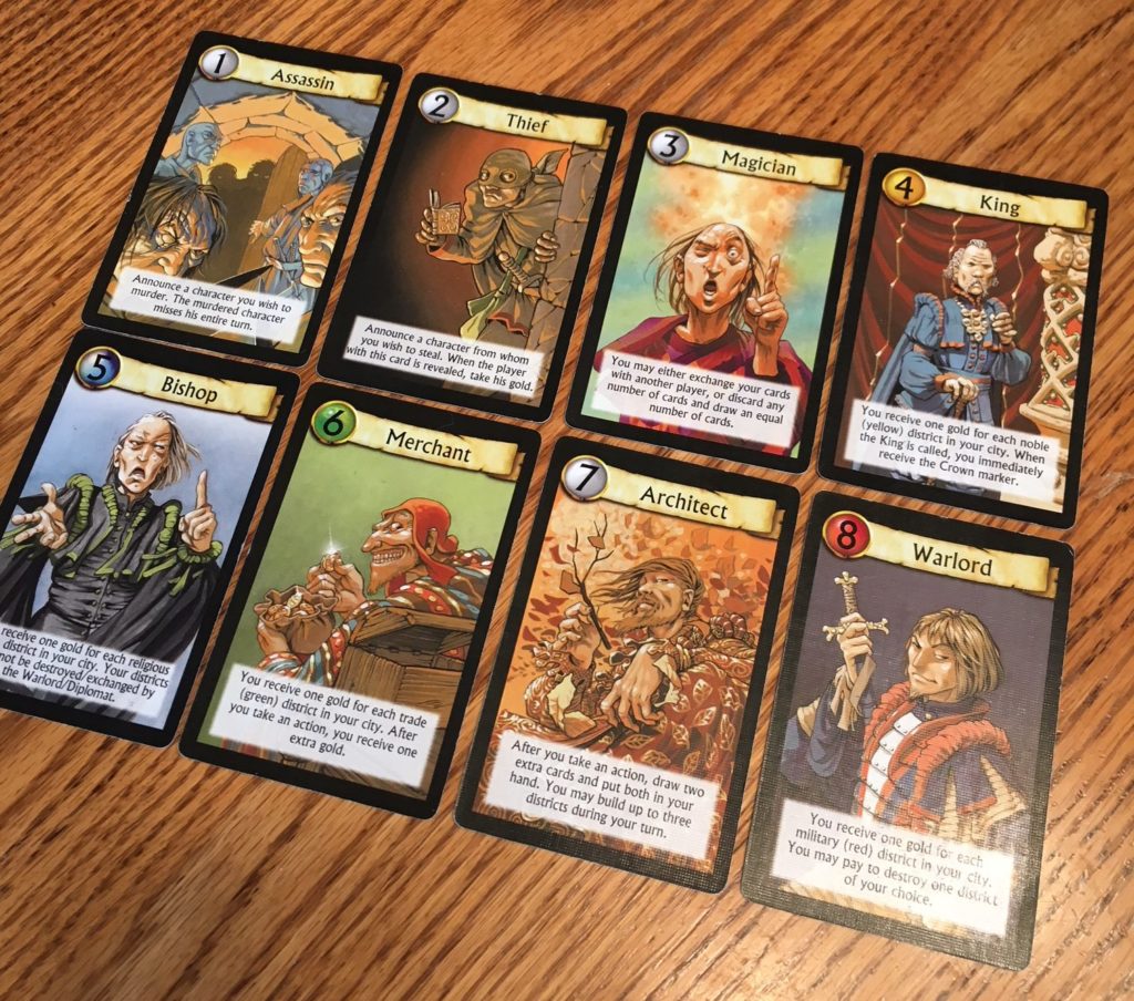 Picture of Citadels Character Cards