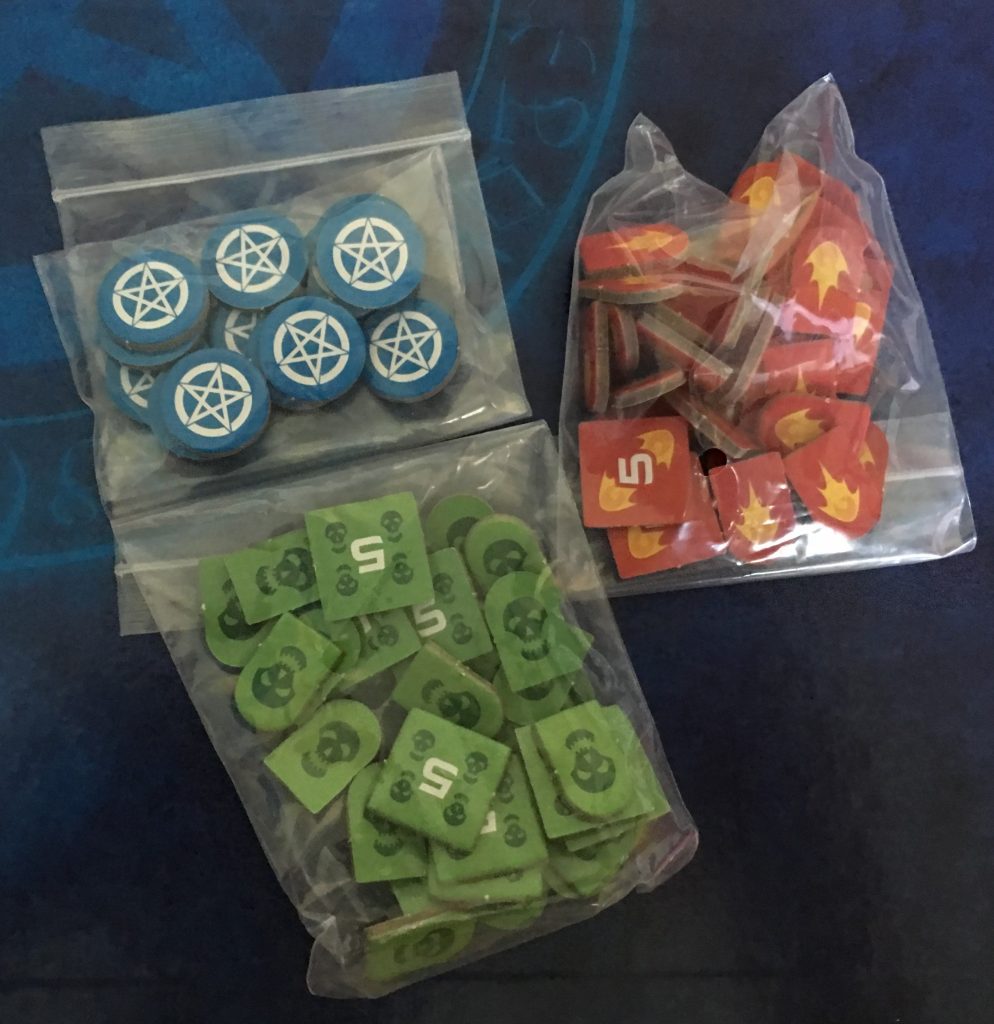 Picture of Dresden FIles Game Tokens (Fate Clue Hit)