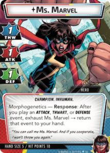 Ms. Marvel Hero Card