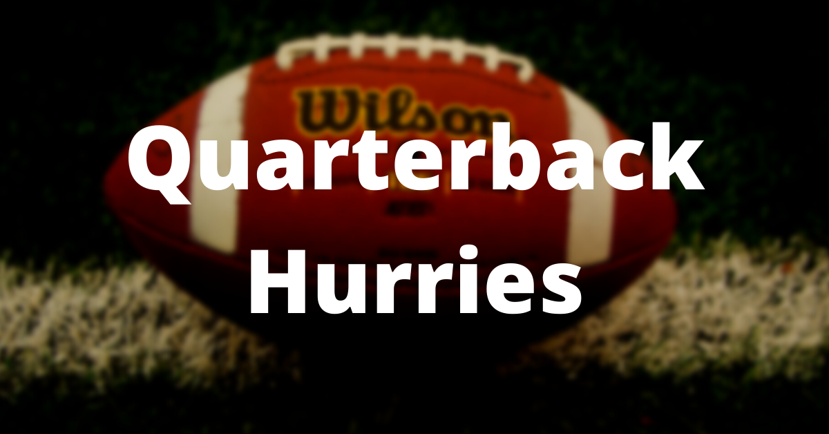 Quarterback Hurries (NFL Statistic) Football